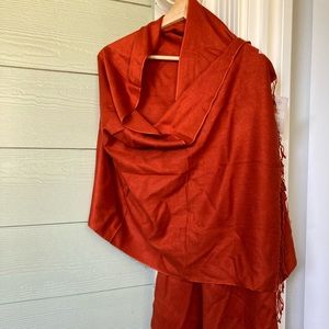 SALE! NWT Cashmere wrap / scarf 🧣 Burnt Orange
